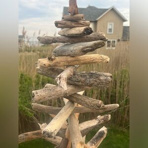 Maine driftwood tree